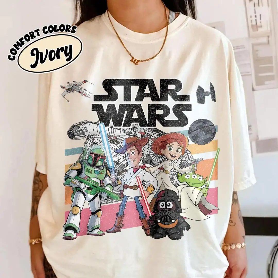 Toy Story Star Wars Mashup Shirt for Disney Fans
