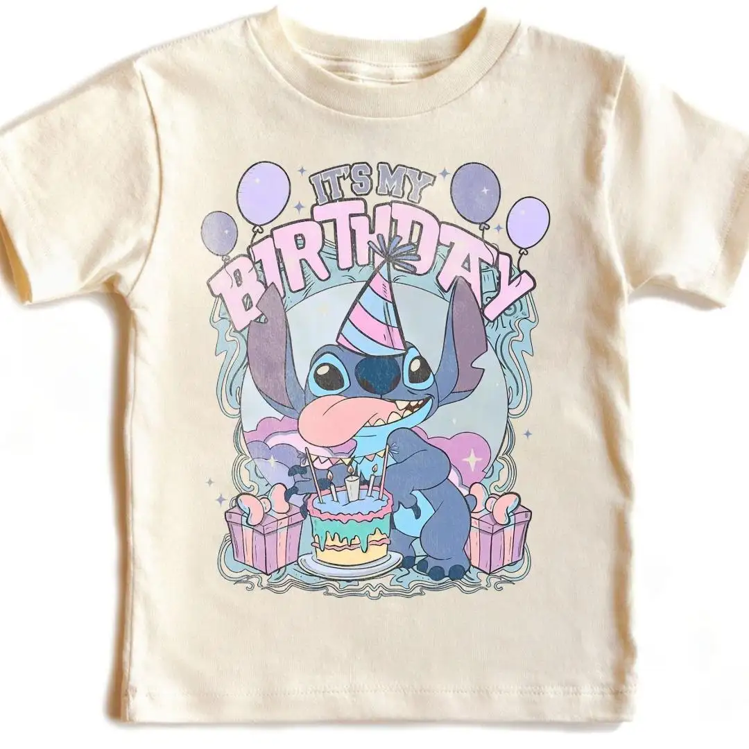 Vintage Stitch Birthday Shirt | Disneyland Celebration Gift