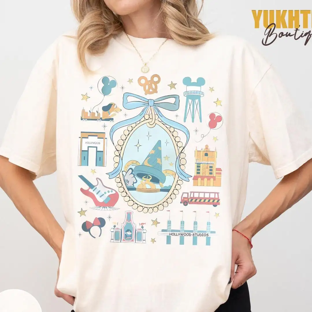 Coquette Bow Disney World Shirt for Family Vacation