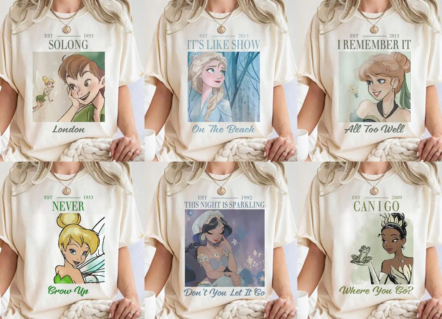 Vintage Disney Princess Shirt for Girls Trip