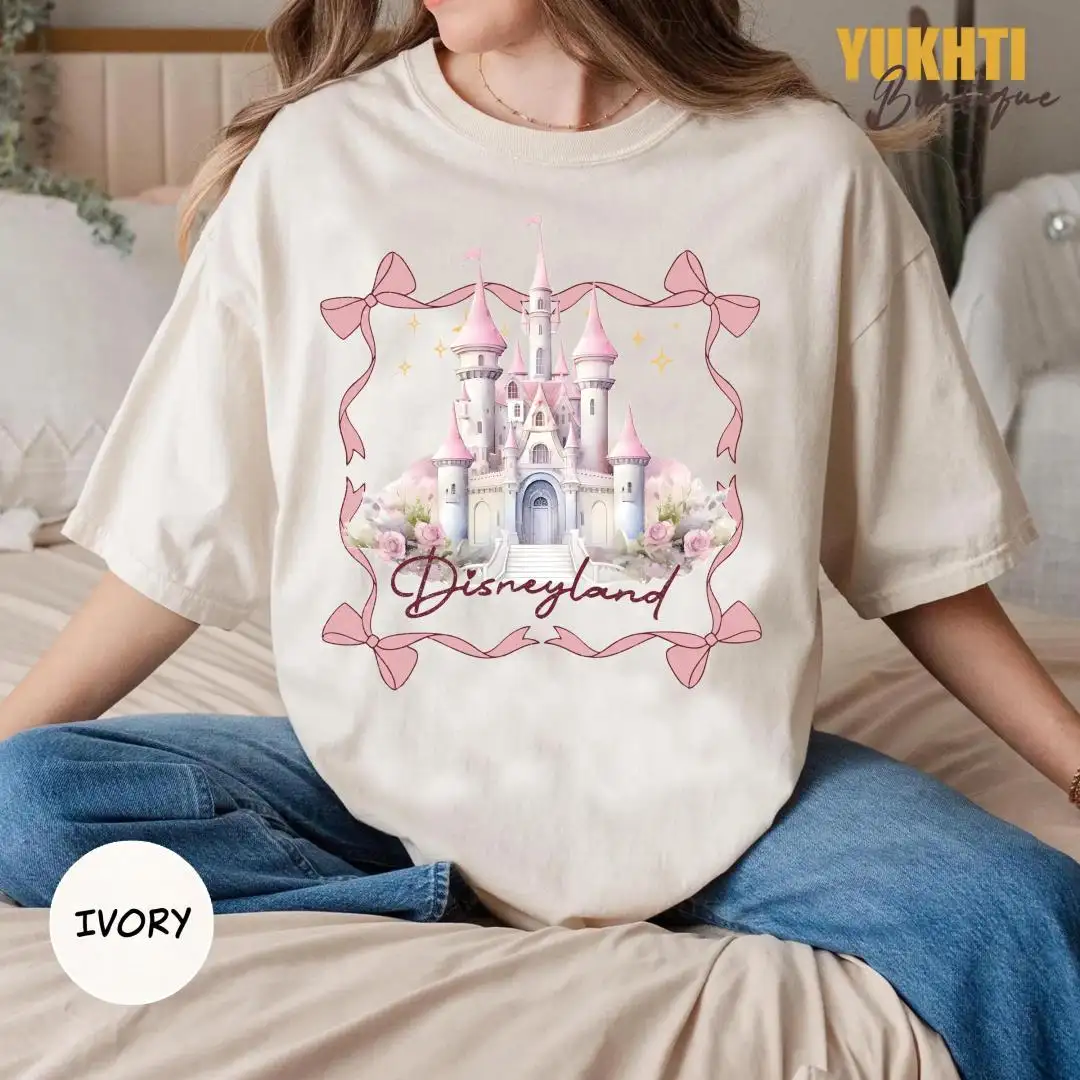 Disney Castle Bow Shirt for Girly Magic Kingdom Trip