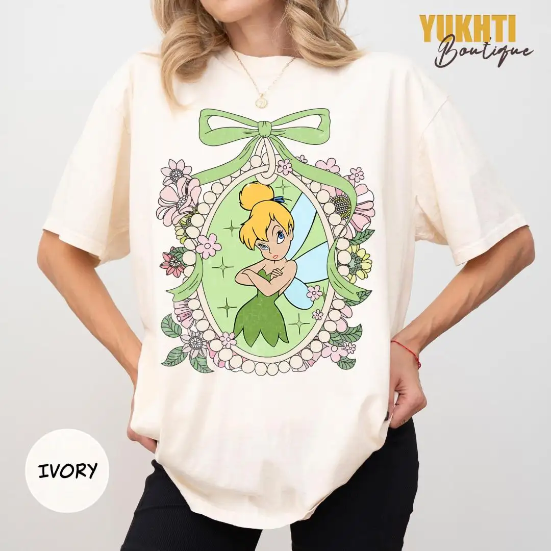 Vintage Tinker Bell Disney Park Vacation Shirt
