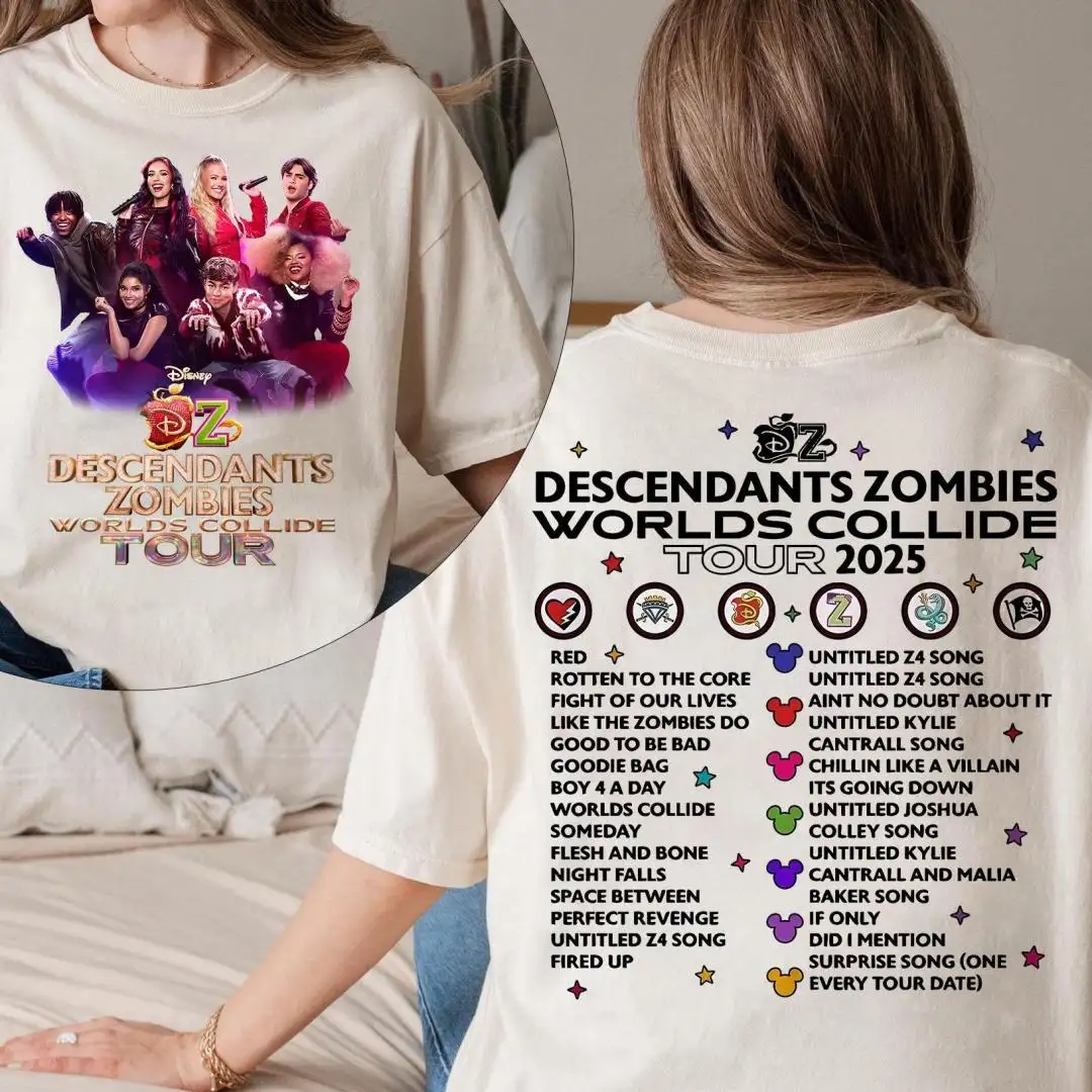 Disney Zombies World Tour Shirt | Gen-Z Concert Outfit
