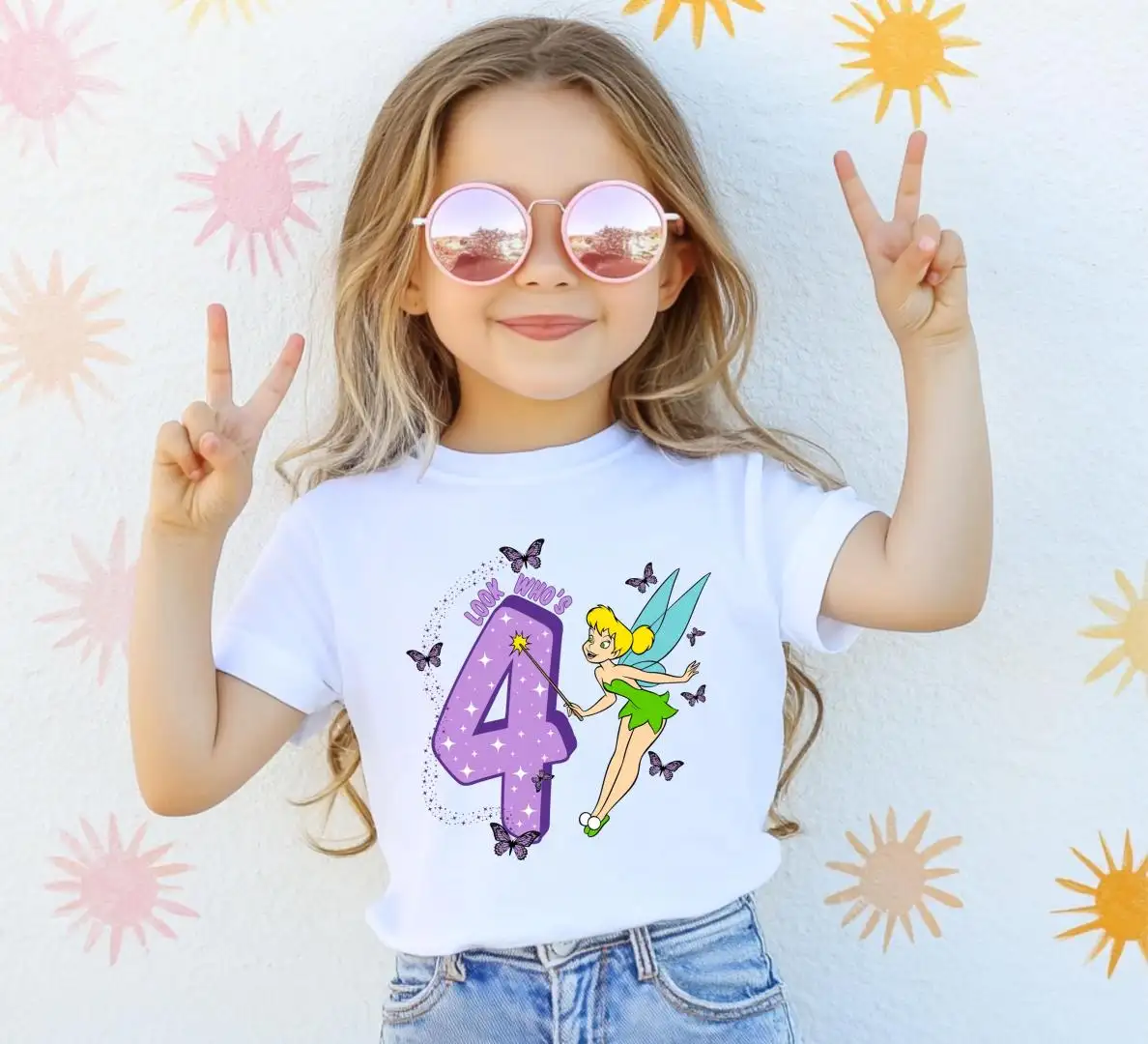 Tinker Bell Birthday Girl Shirt for Disney Princess Party