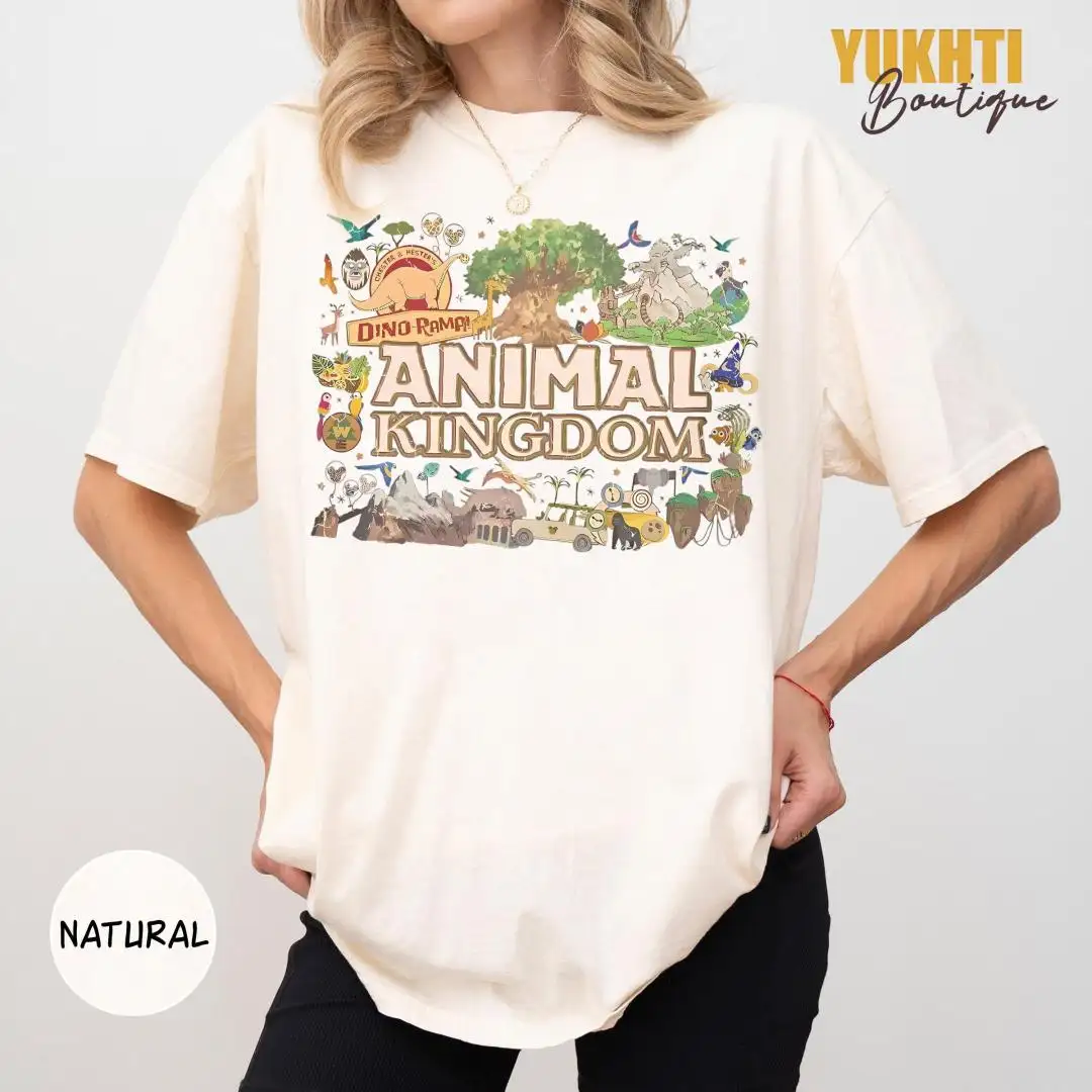 Retro Disney Animal Kingdom Shirt for Family Vacation