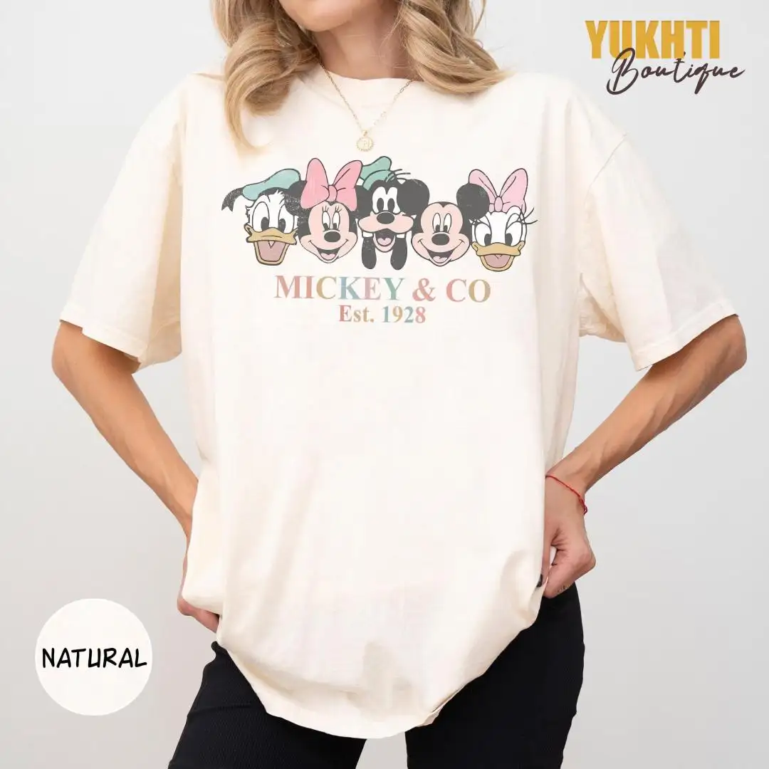 Retro Mickey 1928 Disney Family Vacation Shirt