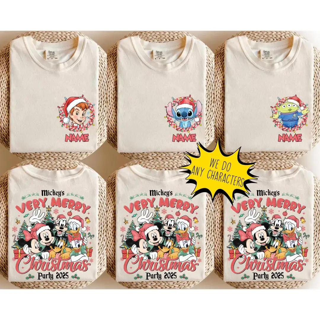 Vintage Disney Christmas Family Shirt