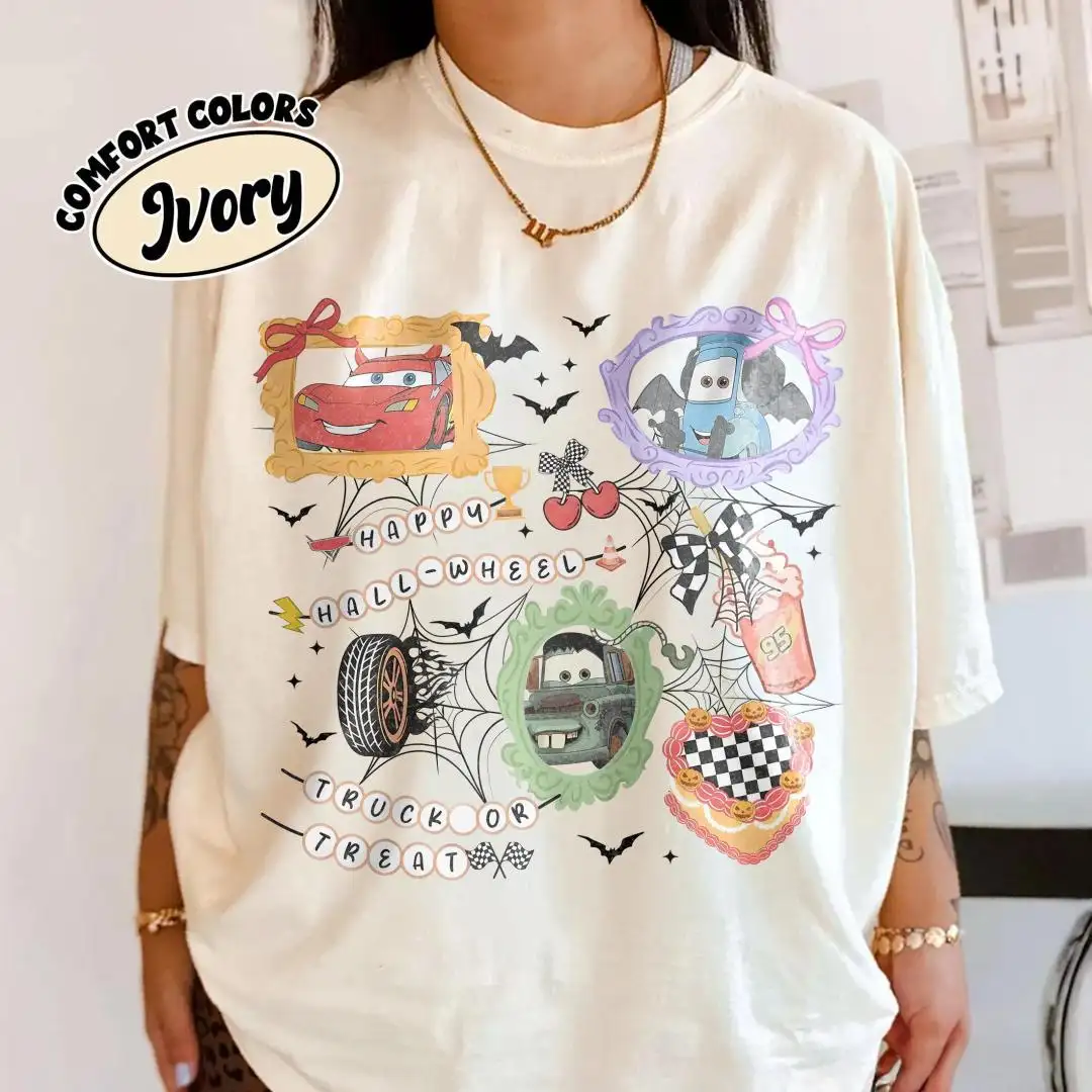 Disney Cars Halloween Shirt for Kids Lightning McQueen