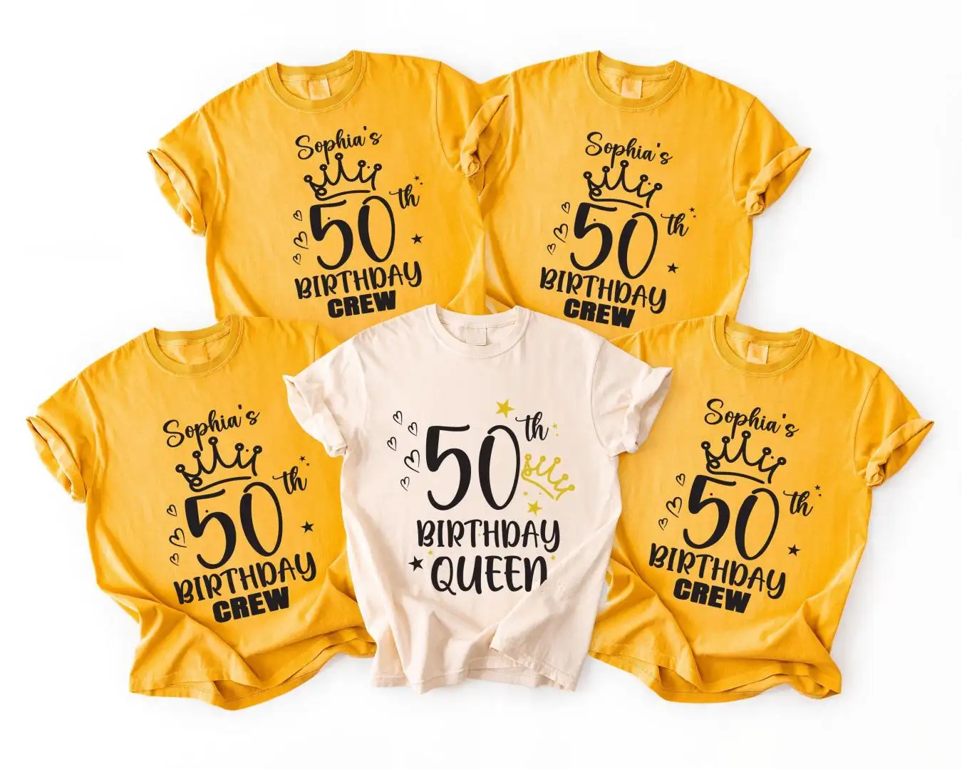 Personalized 50th Birthday Queen Shirt