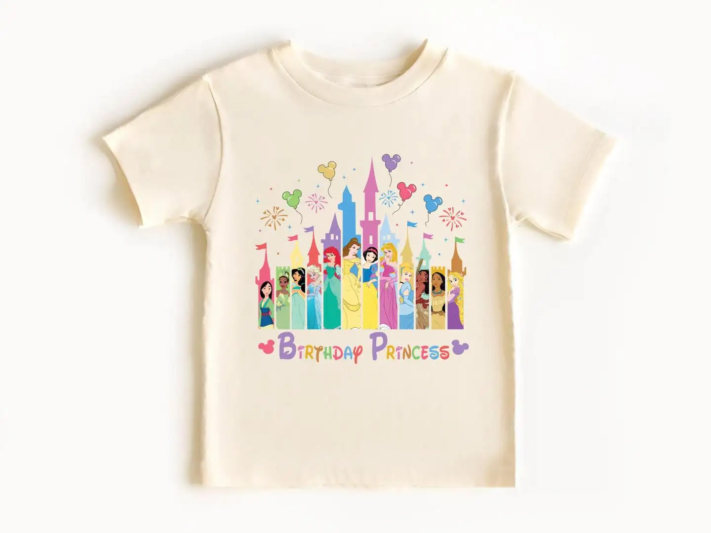 Disney Birthday Princess Shirt for Toddler