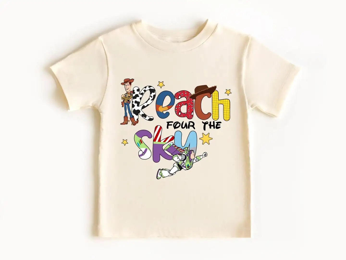 Toy Story 4th Birthday Family Shirt for Disney Party