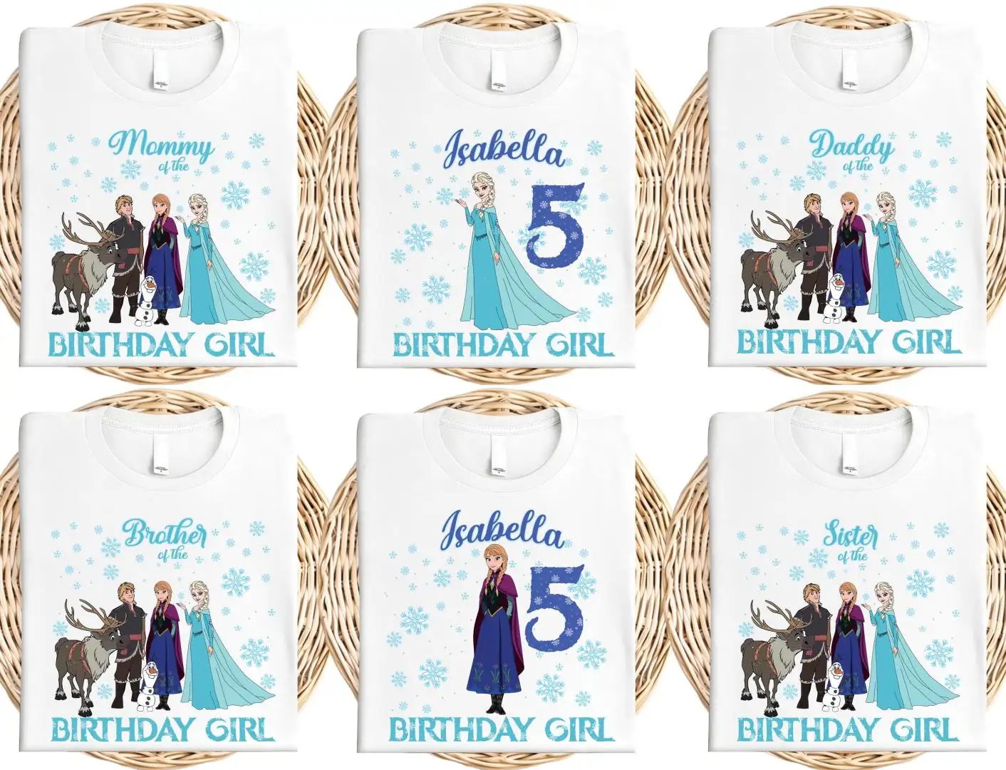 Frozen Birthday Shirt for Disney Princess Party