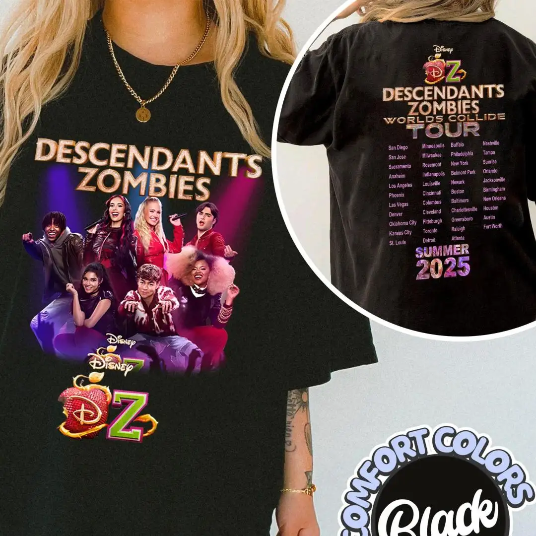 Disney Descendants Zombies World Tour Shirt for Gen-Z