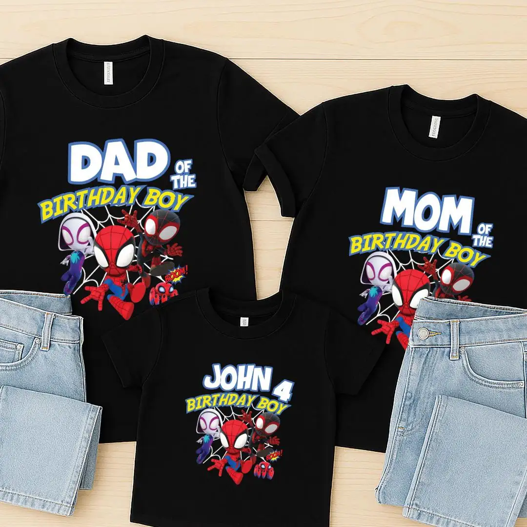 Marvel Spiderman Birthday Boy Shirt