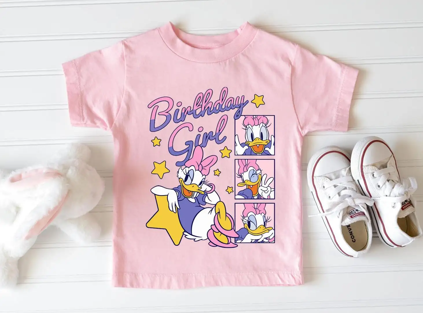 Daisy Duck Disney Birthday Shirt for Girls