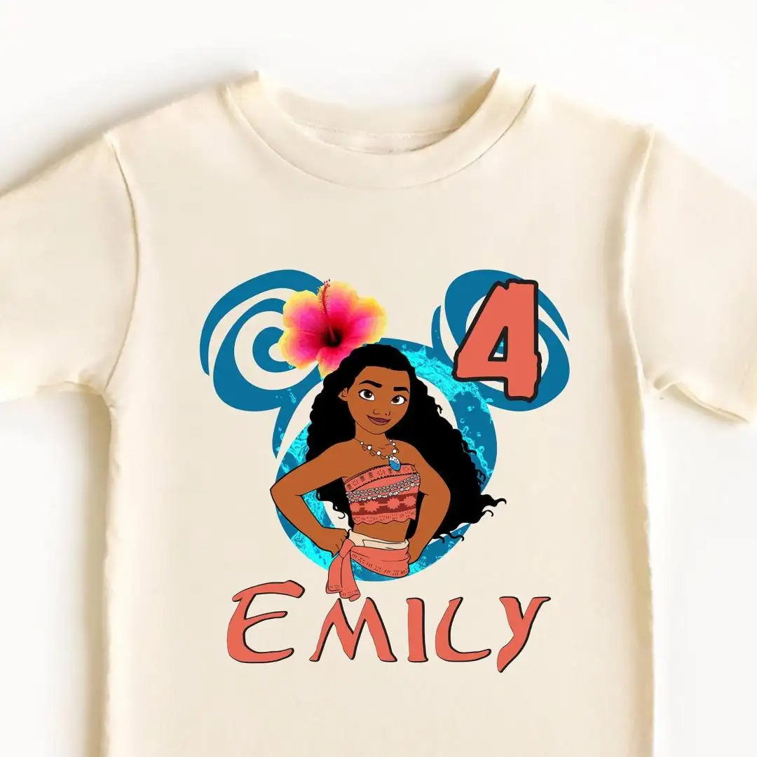 Moana Birthday Shirt for Kids Disney Trip