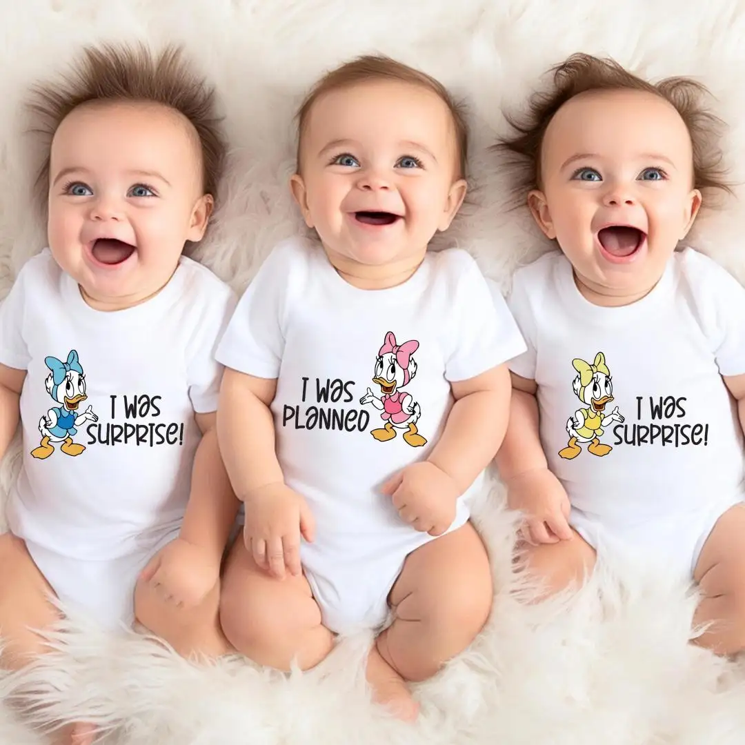 Funny Triplet Duck Shirt Gift For Twins Birthday