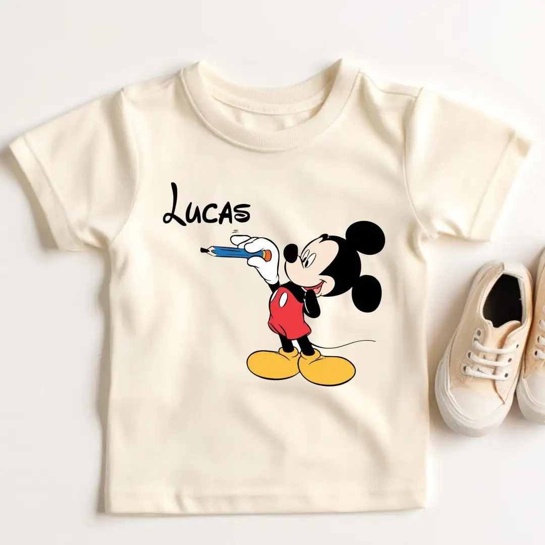 Custom Disney Mickey Mouse Birthday Party Shirt