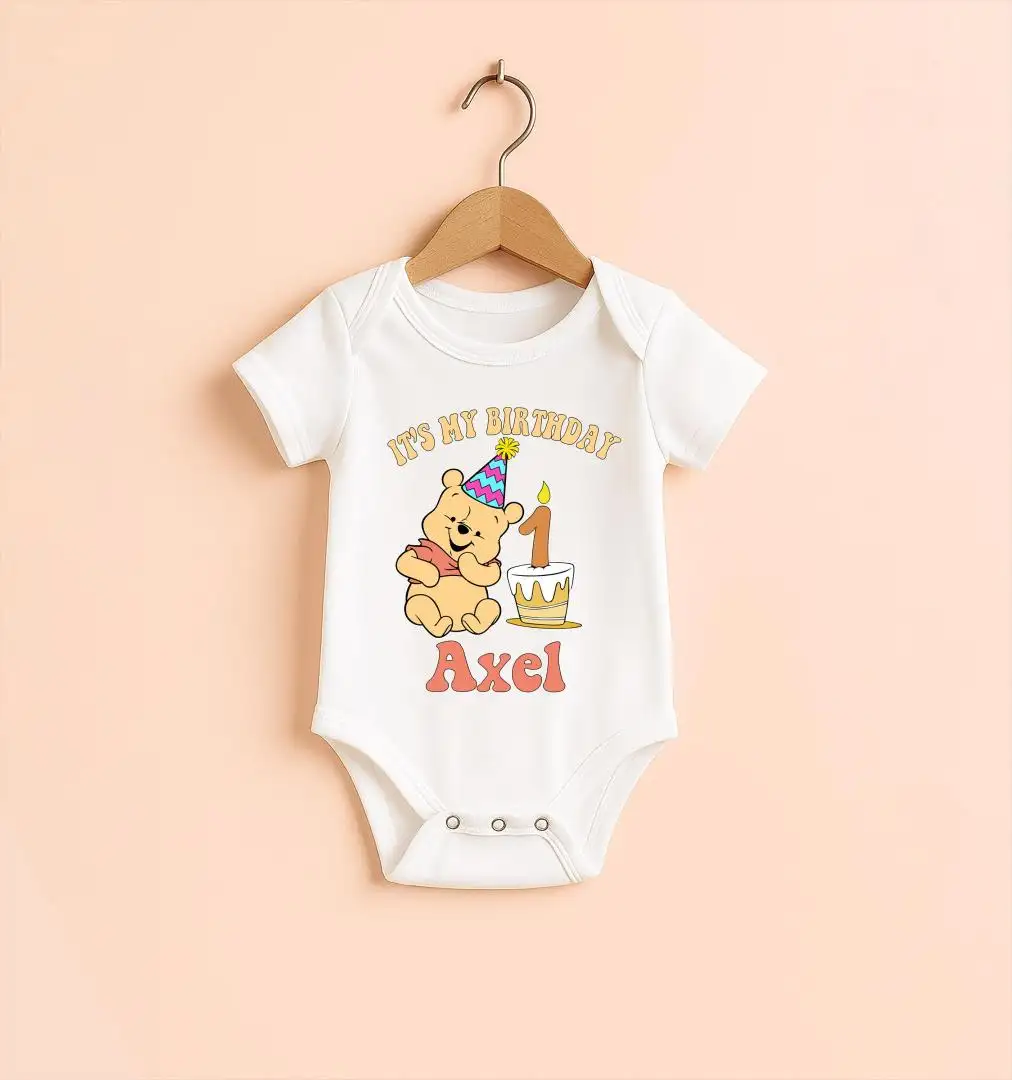 Winnie the Pooh First Birthday Shirt