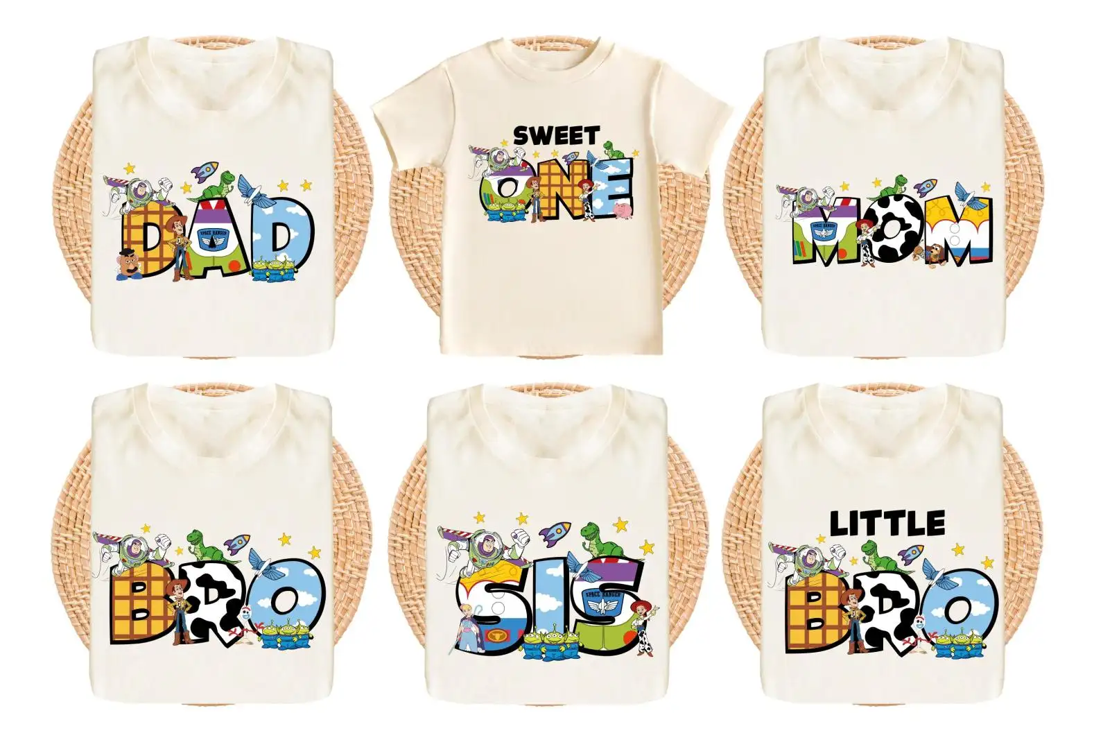 Toy Story First Birthday Shirt for Family Party