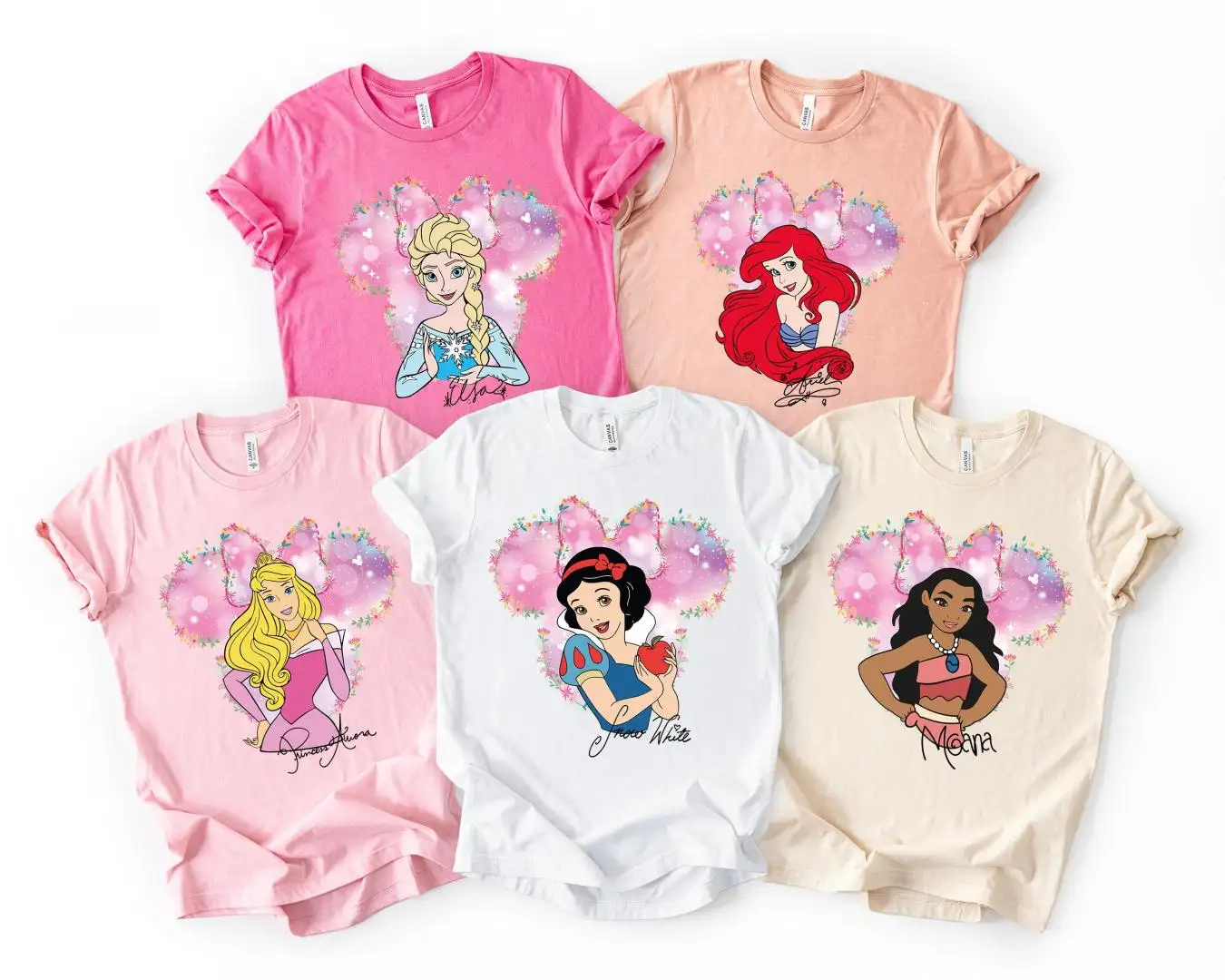 Disney Princess Shirt for Girls Matching Vacation Outfit