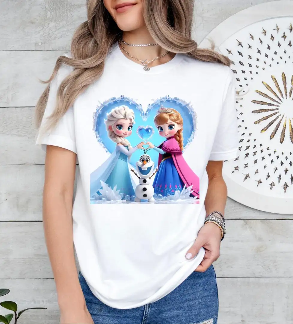 Disney Frozen Shirt for Girls with Magical Castle