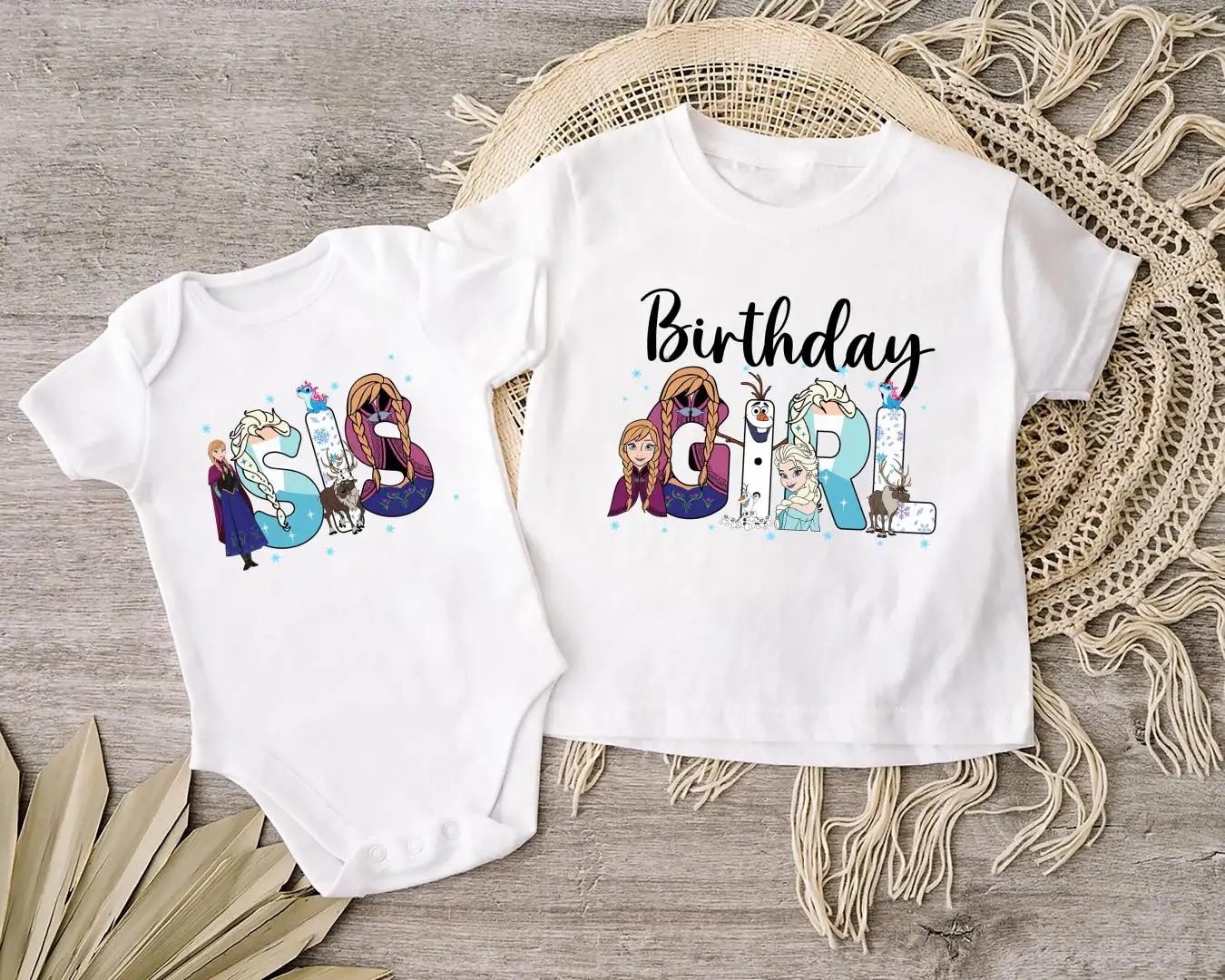Disney Frozen Birthday Shirt for Girls