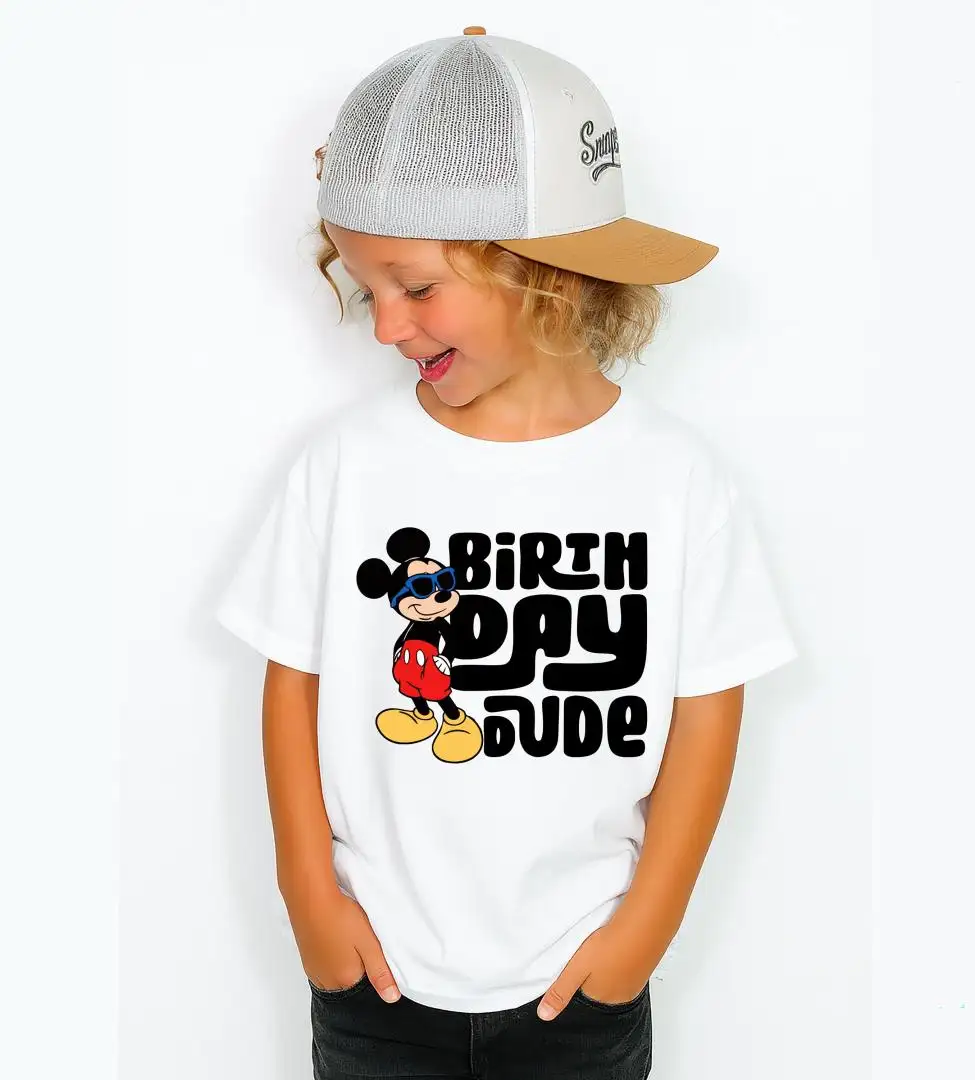 Mickey Mouse Birthday Shirt for Boys Disneyland Party