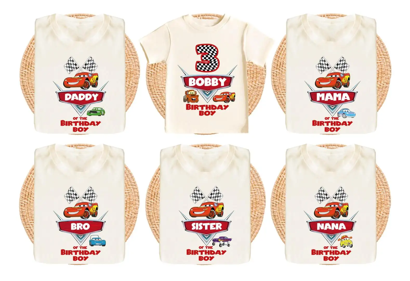 Disney Cars Birthday Shirt for Boys