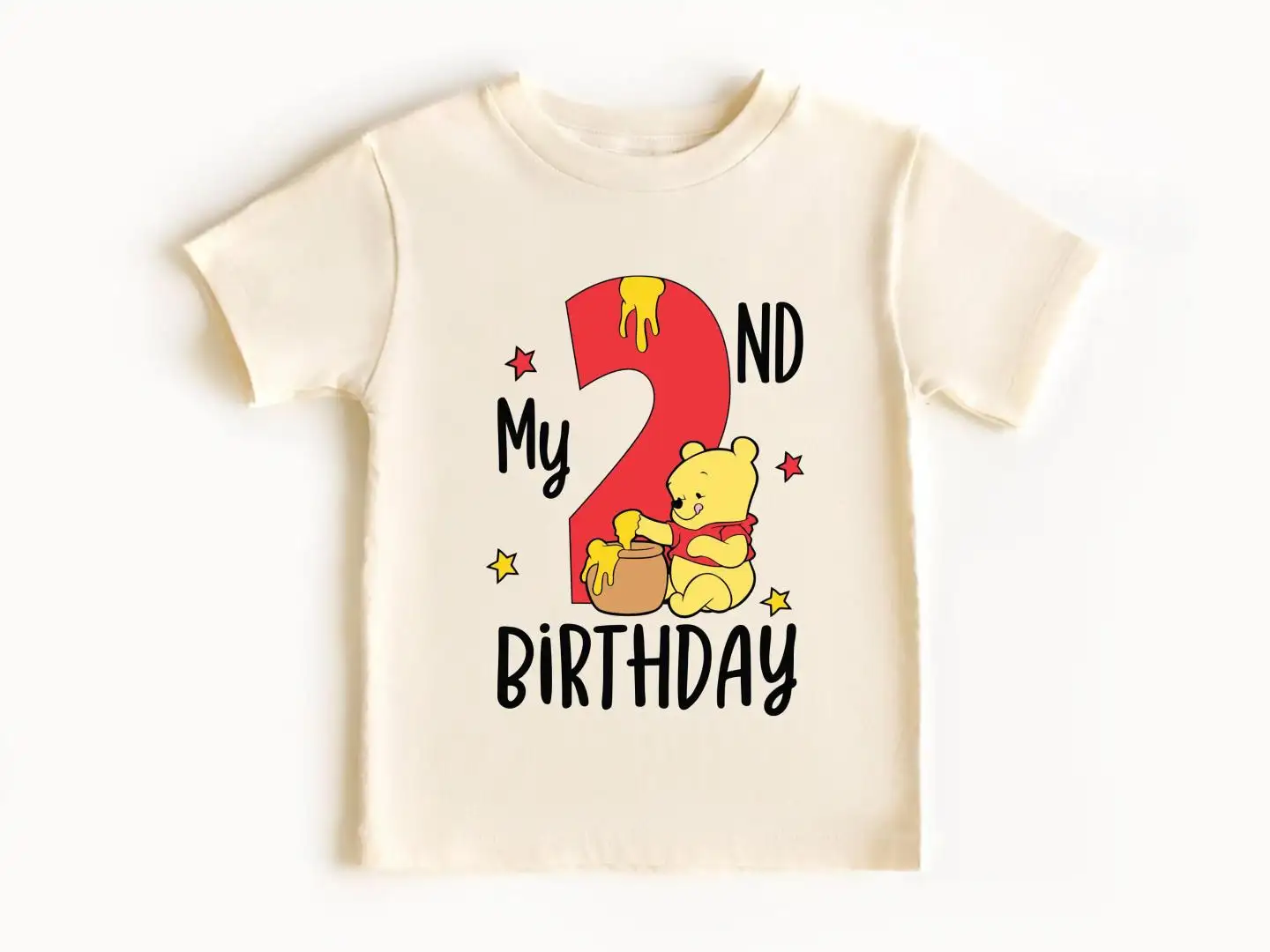 Disney Pooh Bear First Birthday Shirt