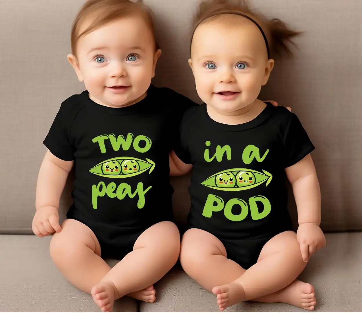 Matching Twin Shirt | Two Peas in a Pod Gift