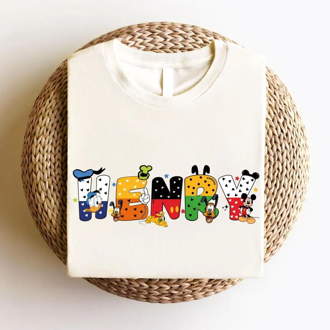 Personalized Disney Mickey Family Shirt Kids Gift