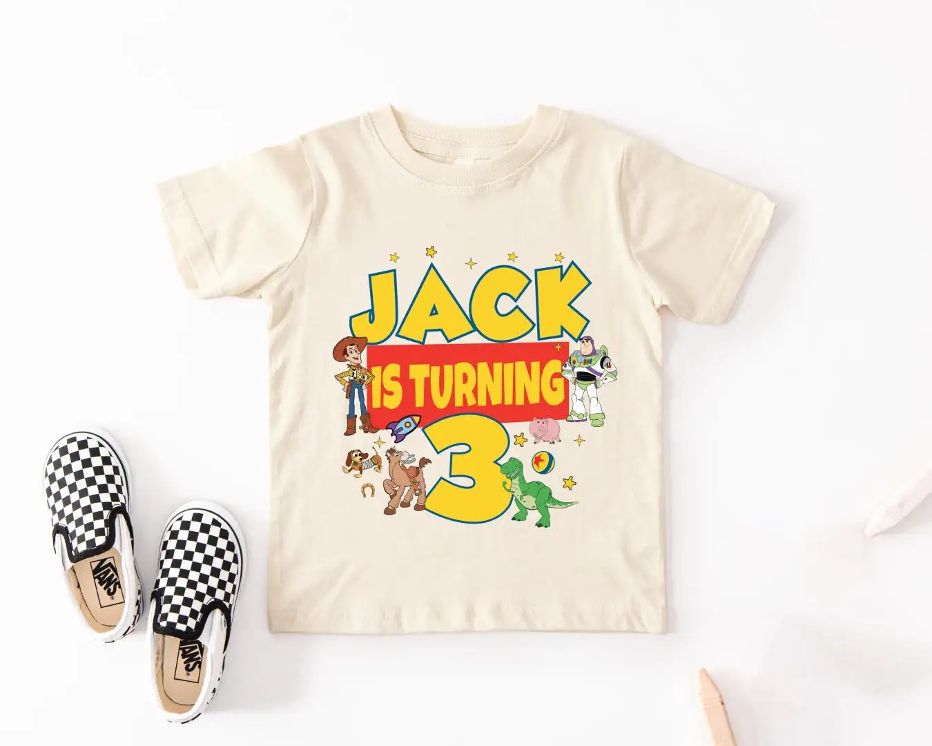 Toy Story 3rd Birthday Shirt for Toddlers