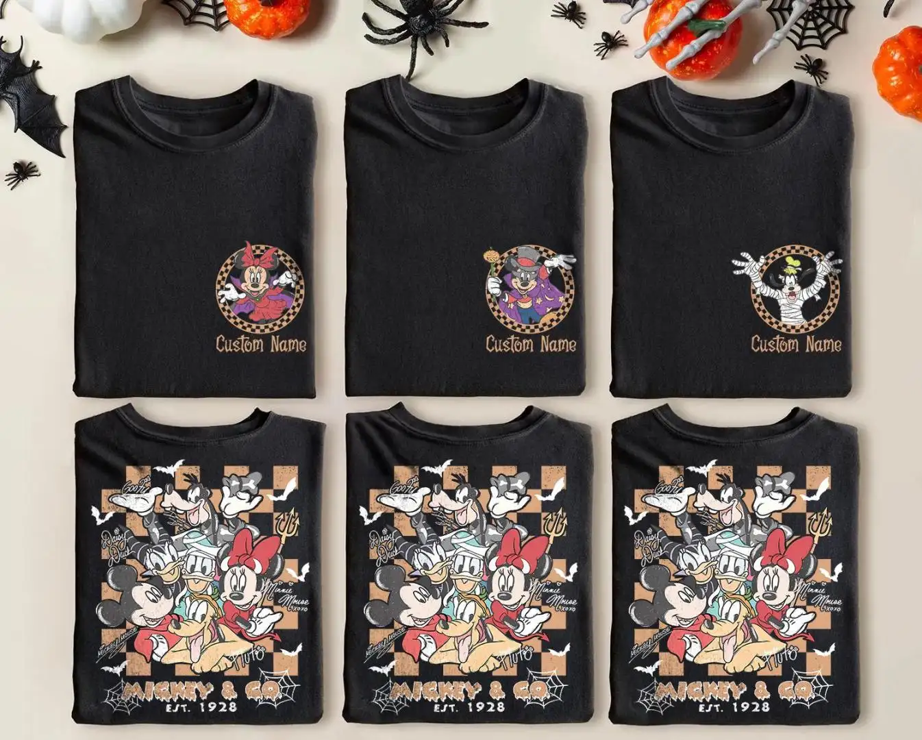 Vintage Disney Halloween Shirt for Family Parties