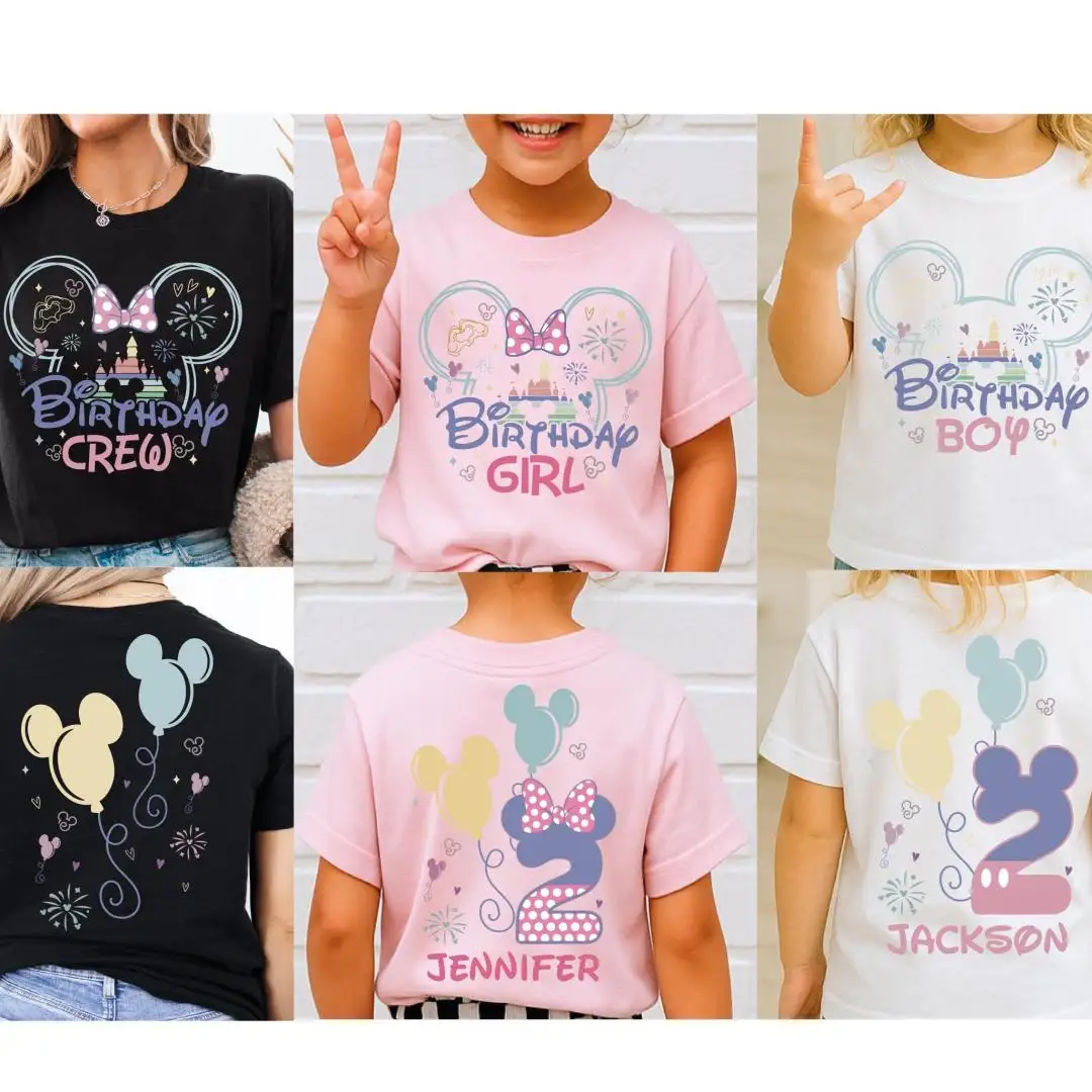 Disney Birthday Trip Shirt for Family Crew