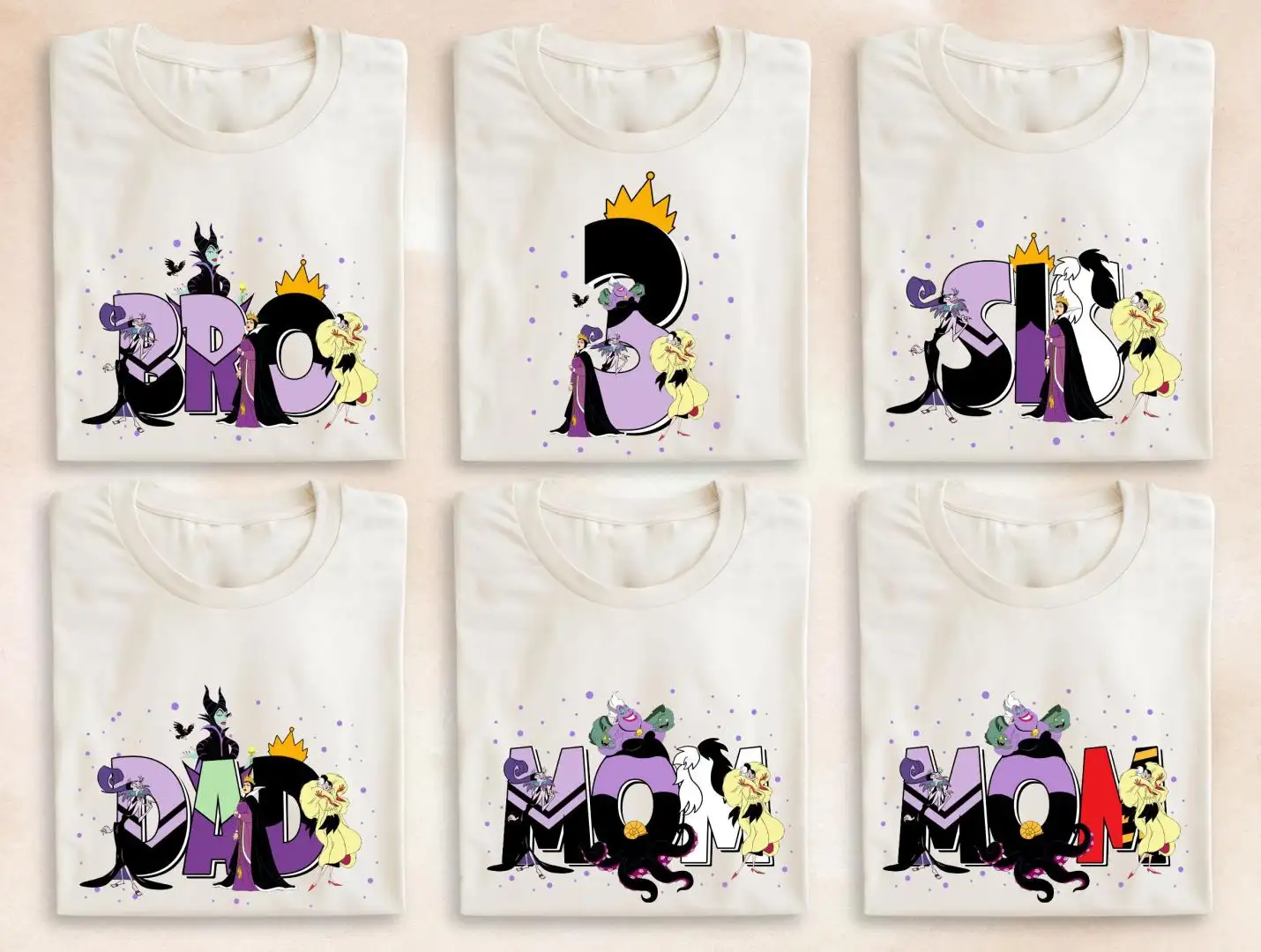Disney Villain Birthday Family Shirt