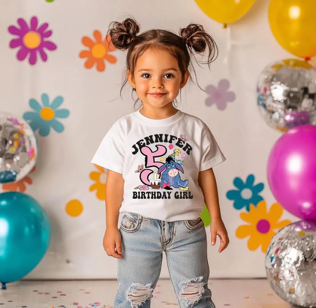 Disney Eeyore Birthday Girl Shirt for Family Matching
