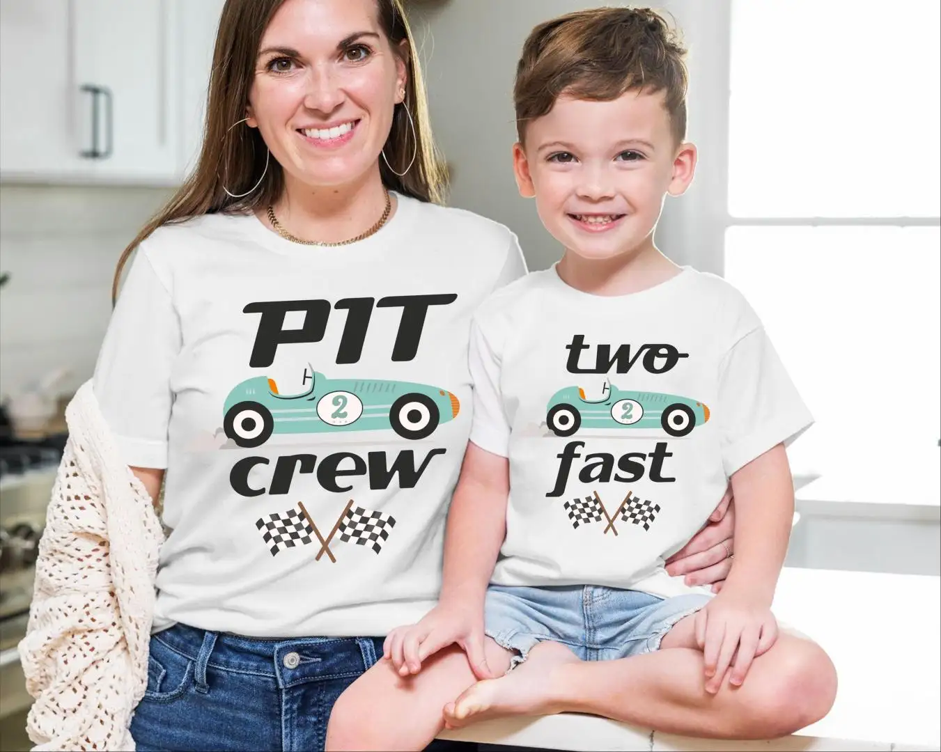 Pit Crew Birthday Shirt for Family Matching