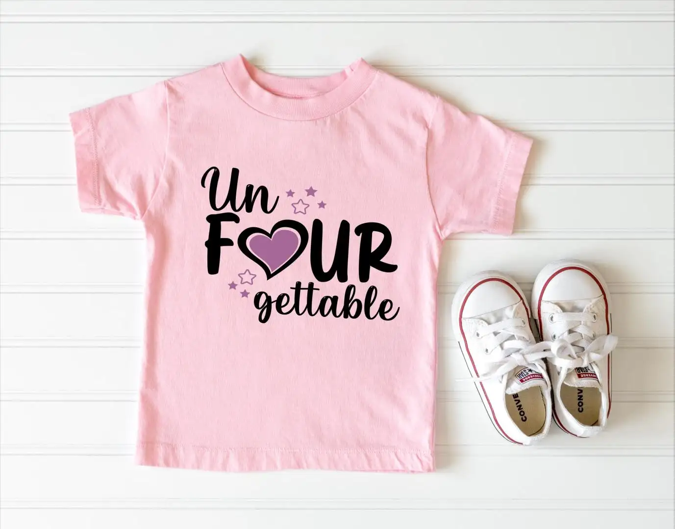 Fourth Birthday Girl Celebration Shirt