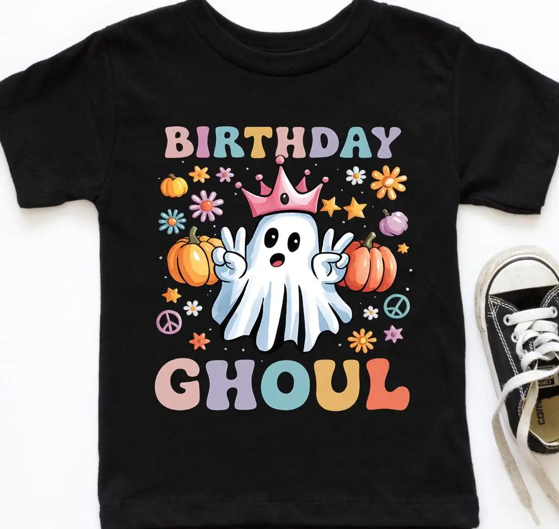 Spooky Birthday Ghost Shirt for Birthday Party