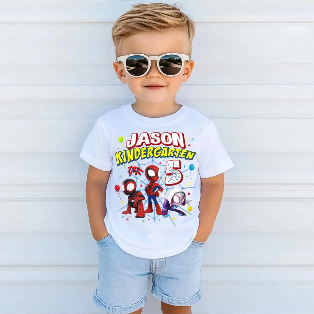 Marvel Spiderman First Day Of School Shirt