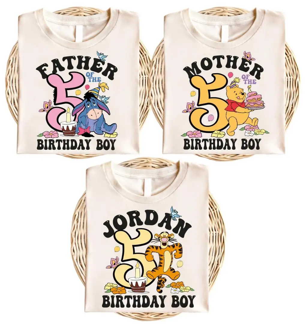 Disney Winnie the Pooh Birthday Shirt for Kids