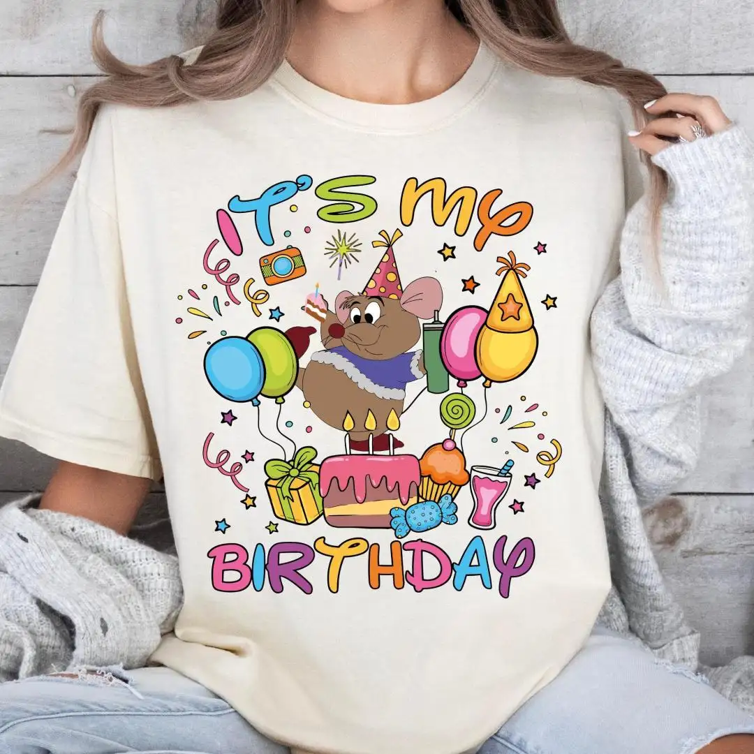 Disney Cinderella Gus Gus Birthday Shirt
