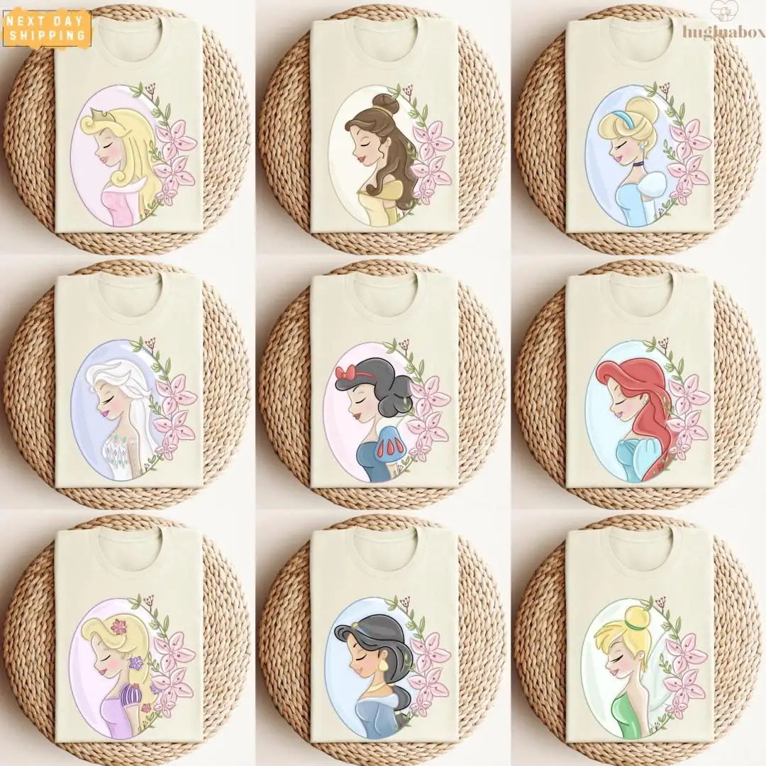 Disney Princess Shirt for Girls Birthday Gift