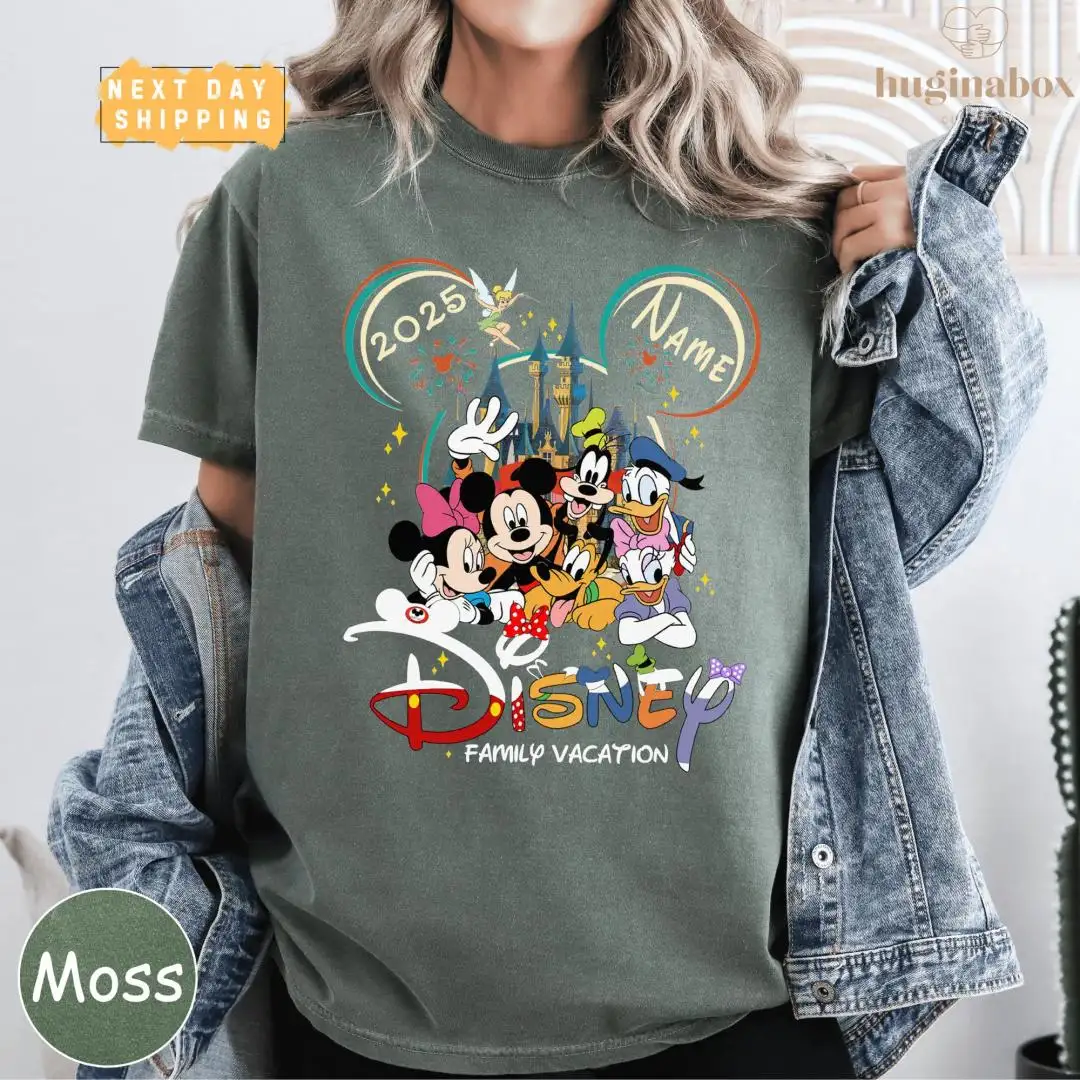 Custom Disney Family Vacation 2025 Matching Shirt