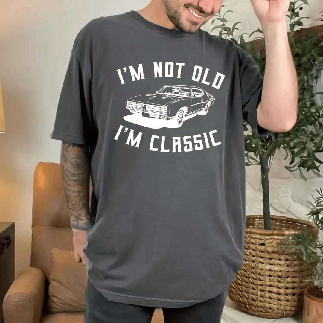Vintage Car Lover Shirt For Dad Or Grandpa