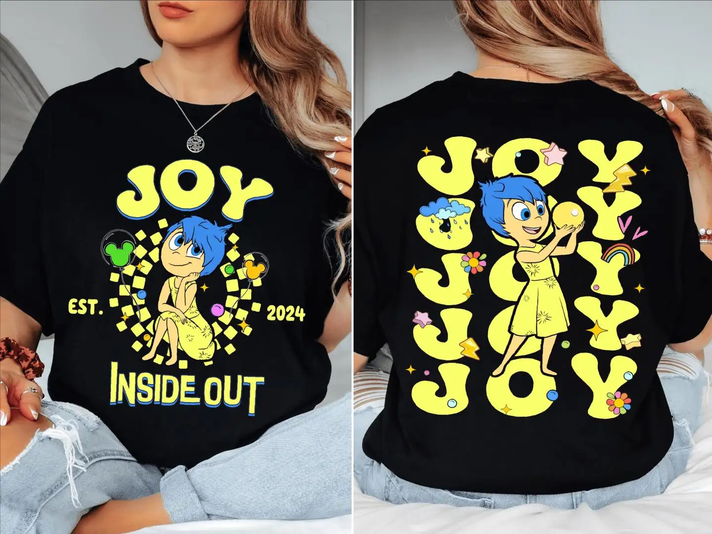 Disney Inside Out Movie Character Shirt
