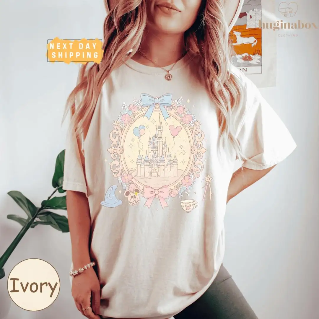 Disney Fantasia Castle Bow Shirt for Girls