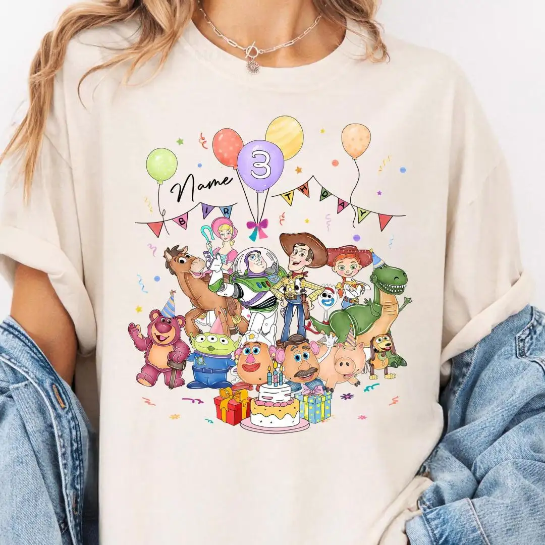 Personalized Toy Story Birthday Shirt for Kids