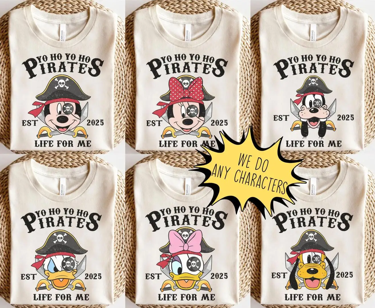 Disney Princess Pirates Shirt for Family Cruise